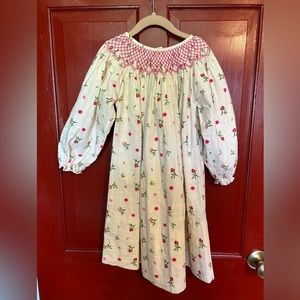 Smock Stars Linen Smocked Dress